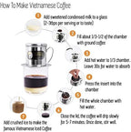 Vietnamese Coffee Maker Filter Phin, Small French Press Portable Cup, Single Serve Coffee Makers, Gift for coffee lovers - Image 4