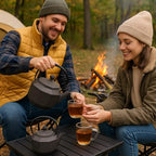 Creative Home Cast Iron Kyusu Teapot with Removable Stainless Infuser Basket, Rust-Resistant Interior Coating and Heat-Retaining Build, Elegant Japanese-Style Tea Ritual Gift, 34 oz, Brown - Image 2