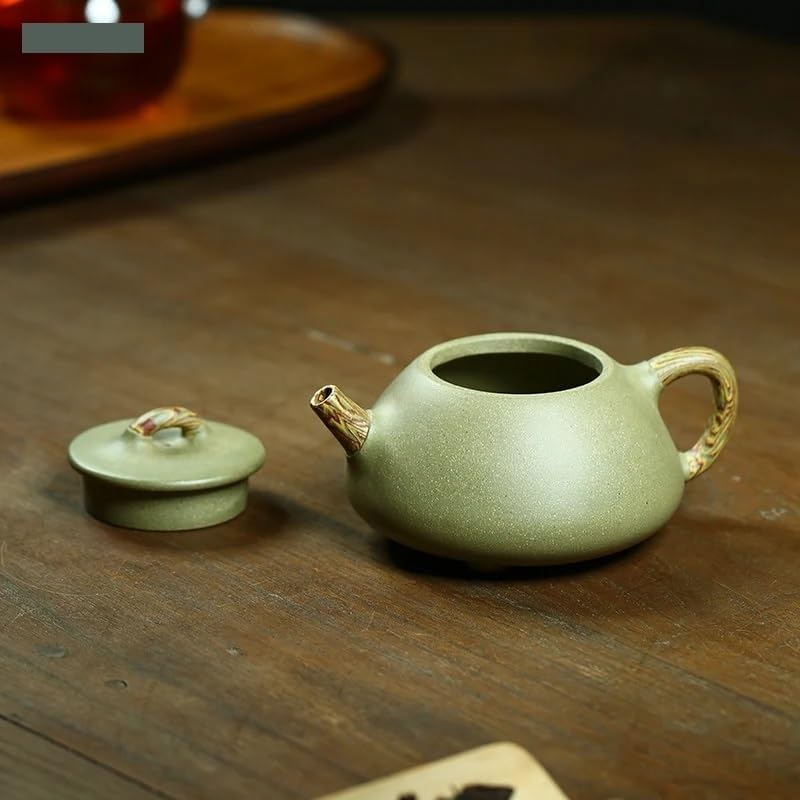 Tea Pot Chinese Purple Sand Filter Teapot, Convenient Travel Tea Set, Home Retro Kettle, Chinese Tea Ceremony Supplies, Loose Tea Teapot 230ml Teapot for Infuser - Image 4