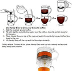 HandyBrew Tea Infuser Tea Steeper for Loose Leaf Tea Brewer Tea Strainer, Safe BPA-Free Plastic Hassle-Free Ways Make Hot and Iced Tea, 17 Ounce - Image 2