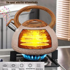 3.1QT/3L Whistling Tea Kettle for Stove Tops,Tea Kettle for Stovetop,Stainless Steel Tea Pot with Anti-Heat Handle and Simple Touch Button to Control Kettle Outlet - Image 4