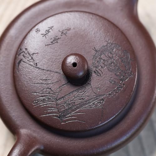 Tea Pots For Loose Tea Handmade Purple Clay Pot Kung Fu Teapot Afternoon Tea Tea Party Teapot Conference Room Tea Set Tea Infuser Pot - Image 3