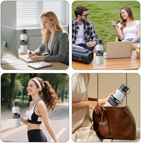 Stainless steel Vacuum Thermoses Bottle With Tea Infuser & Cup,Double Layer Insulated Coffee Bottles for Hot and Cold Drink Water Flask (White, 1980ML) - Image 7