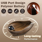 Wooden Tea Scale, Coffee Scale, Espresso Scale,Weigh Digital Coffee Scale with Timer, 0.1g 0.01oz Resolution 0.3 to 200g Rechargeable Elegant Kitchen Scale Walnut Color - Image 3