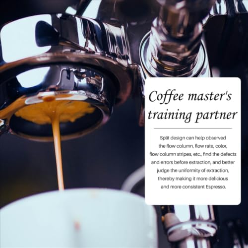 51mm Bottomless Portafilter 3 Ears, Compatible with CASABREWS CM5418, 3700 Essential and 5418Pro Espresso Machine, Naked Portafilter with 304 Stainless Steel Filter Basket & Puck Screen - Image 2