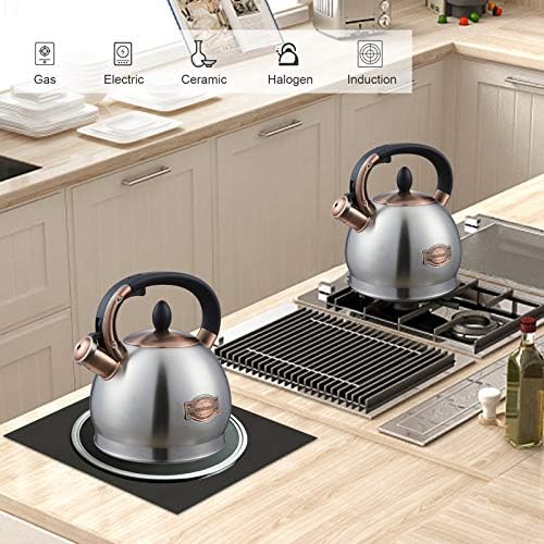 Tea Kettle -2.8 Quart Tea Kettles Stovetop Whistling Teapot Stainless Steel Tea Pots for Stove Top Whistle Tea Pot - Image 7
