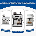 58mm Portafilter Set for CASABREWS ULTRA, Neutron Pro, 4700 Gense and 5700Pro Series, E61, Flair 58, ECM, Rocket and Gevi Espresso Machines, 3 Ears Portafilter with 2 Stainless Steel Filter Baskets - Image 3