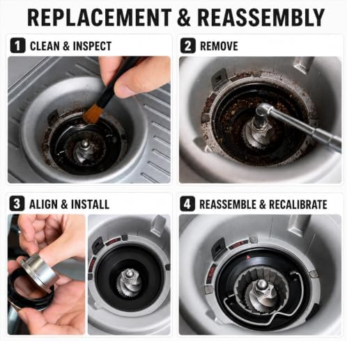 Conical Grinder Burr Set Replacement Compatible with Breville & Sage - Image 6