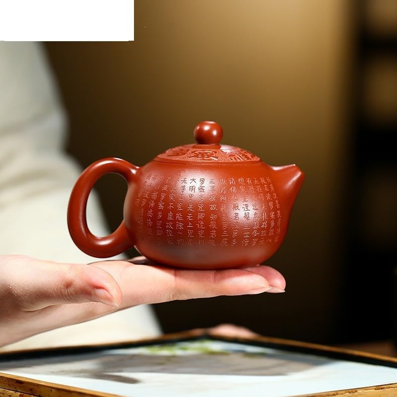 Tea Pots For Loose Tea 160ml Purple Clay Teapot Handmade Multifunctional Ceramic Teapot with Strainer Zisha Teaset Tea Infuser Pot - Image 3