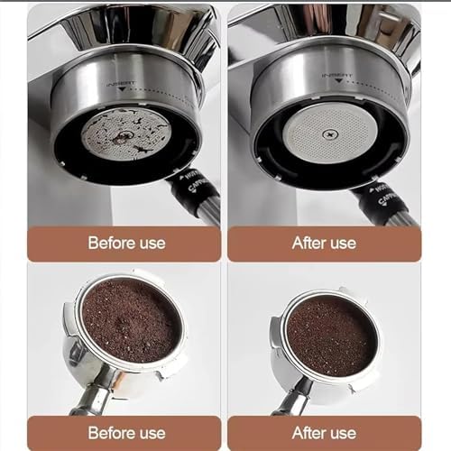 51/53/58mm Stainless Steel Espresso Puck Screen Reusable Coffee Filter Mesh, 1.7mm Thick For E61 & Home Espresso Machines(53mm 1pc) - Image 6