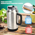 Hydraful 64 oz Tumbler with Handle and Straw - 100% Leak-Proof - Insulated Cup Reusable Stainless Steel Large Water Bottle Travel Mug for Gym, Hiking, and Camping - Gifts for Women Men Him Her - Image 4