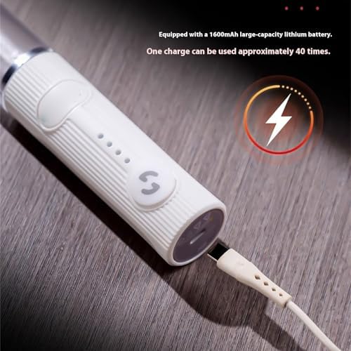 Rechargeable Handheld Electric Milk Frother for Coffee, Green, B - Image 6