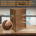 Ikee Design Free Assemble Wood Countertop Potato and Onion Storage Cabinet - Image 5