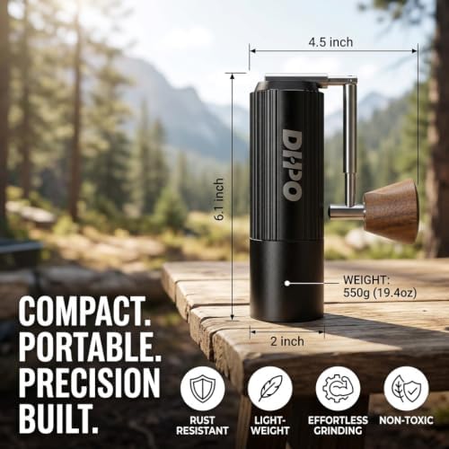 Manual Coffee Grinder, with Precision Stainless Steel Conical Burr - Image 2