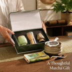 Ceramic Matcha Bowl Set with Bamboo Whisk, Japanese Tea Ceremony Gift - Image 6