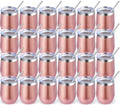 Volhoply 12oz Stainless Steel Wine Tumbler with Lid Bulk 24 Pack,Double Wall Vacuum Stemless Wine Glasses,Reusable Metal Travel Coffee Mug with Straw,Insulated Cup Gift for Christmas（Rose Gold,24 Set） by LiveFully%EF%BC%8CDrinkFreely%E2%80%94KeepGoingwithVolhoply%EF%BC%81
