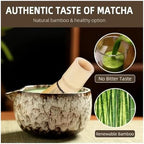 Matcha Tools Tea Set Bowl Chasen Stand Kit Complete Packaging(A) - Image 2