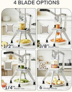 FOHERE Commercial Vegetable Chopper French Fry Cutter - Image 4