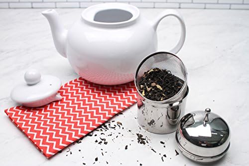 RSVP International Endurance Kitchen Collection Stainless Steel Mesh Floating Spice Infuser for Soups, Stews or Large Tea Pot, Ball, 2.5x4"; 0.5 Cup Capacity - Image 4