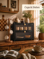 Bread Box for Kitchen Countertop Large Capacity with Top Storage Shelf - Image 4