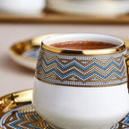 KARACA Suadiye 12 Piece Turkish Coffee Cup Set for 6, 90ml - Image 5