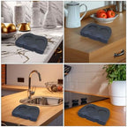 2pcs Silicone Anti-slip Espresso Tamping Mat for Coffee Bar - Image 4