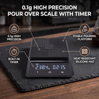 Coffee Scale with Timer, Touchscreen, 0.1g High Precision - Image 2