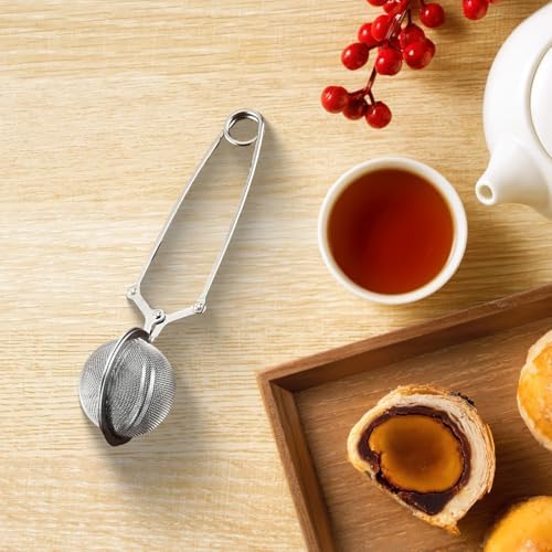 Tea Strainers, Stainless Steel, 20 Pcs, with Removable Handles, Infusers for Loose Tea, Fine Mesh Design Optimal Filtration, for Brewing Single Cup - Image 2