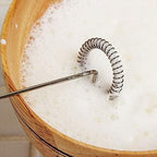 Electric Milk Frother Handheld Wand Coffee Mixer for Latte Hot Eggbeater - Image 7