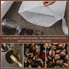 Tegeme 150 PCS Brew Bags, 16" x 20" Large Cold Coffee Filter Bags - Image 2