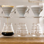 Hario V60 Ceramic Coffee Dripper Pour Over Cone Coffee Maker Size 02, White & V60 Paper Coffee Filters, Size 01, Natural, 40ct Boxed - Image 3