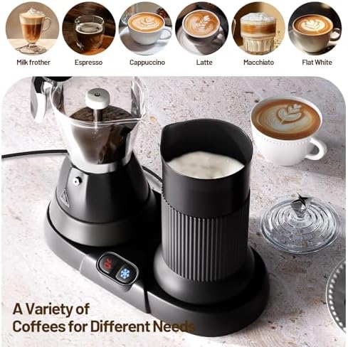 Electric Espresso Machine with Milk Frother 2 in 1 Efficient - Image 6