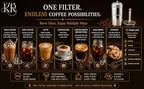 KERAM South indian filter coffee maker indian style 25.4 oz (750 ml) - Image 5