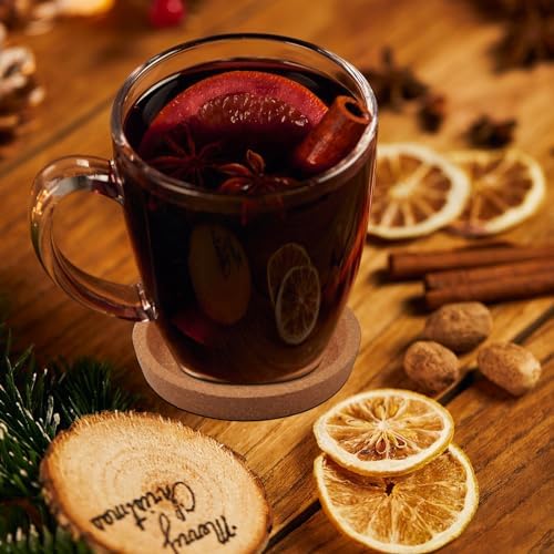 15 Pcs Cork Coasters with Lip,Protect Your Table from Beverage Leak-Proof Cork Cup Holder,Non-Slip,Absorbent and Reusable Coasters for Drinks,Suitable for use with Most Types of Mugs (Pack of 4) - Image 5