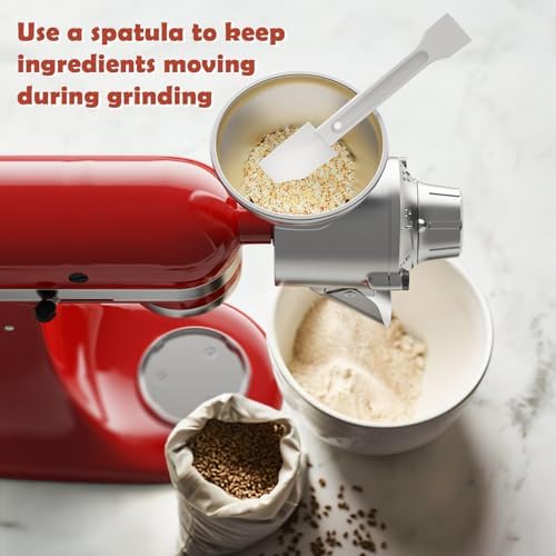 GVODE Grain Mill Attachment for KitchenAid Stand Mixer, Flour Mill - Image 3