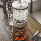 Ice Drip Coffee Maker 14oz Cold Brew Coffee Smooth Dripper Slow Cold Drip Iced Coffee Concentrate Brewer with Adjustable Water Flow, Stainless Steel Filter - Image 5