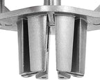 Happybuy 8-Section Commercial Easy Wedger Stainless Steel Blade Fruit Lime Slicer, Lemon Cutter 8 Wedges for Bar Restaurant - Image 4