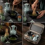 Song Dynasty Tea Set with Tea Whisk, Matcha Powder and Jian Zhan Bowl - Image 7