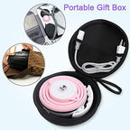 Upgrade Dual Voltage Travel Kettle 110-220V, Food Grade Silicone, Pink - Image 6
