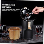 Wood Espresso Knock Box Station for Used Coffee Grounds Disposal - Image 3