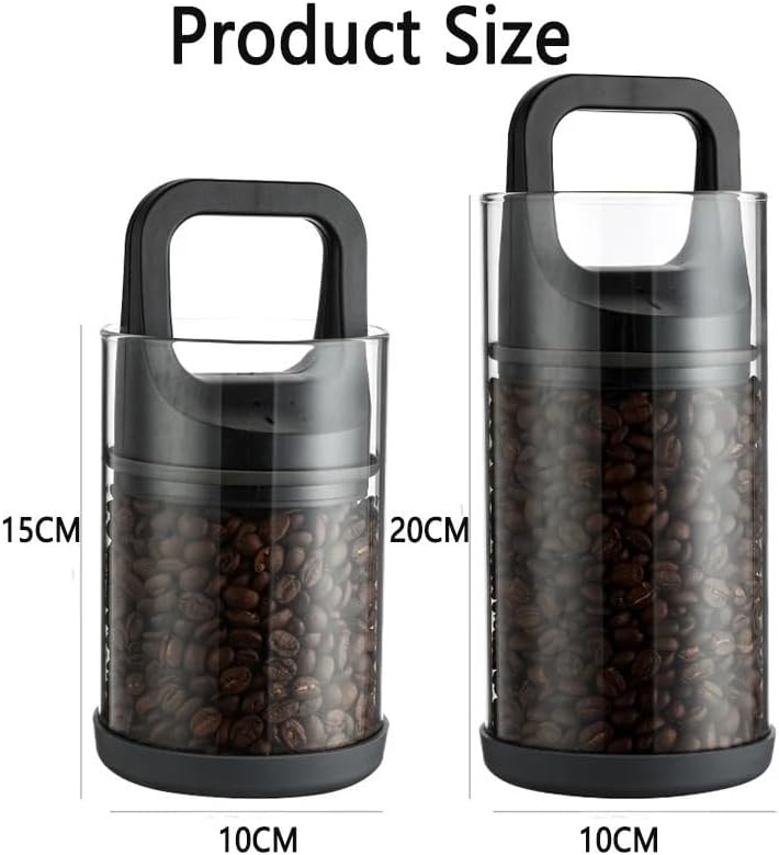 Glass Vacuum Sealed Coffee Bean Storage Canister Moisture Proof - Image 6