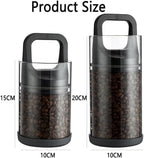 Glass Vacuum Sealed Coffee Bean Storage Canister Moisture Proof - Image 6
