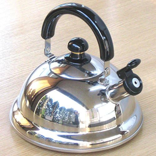 Quickone Takei Energy-Saving Fuefuki Whistle Kettle, 2.5 L, Silver - Image 2