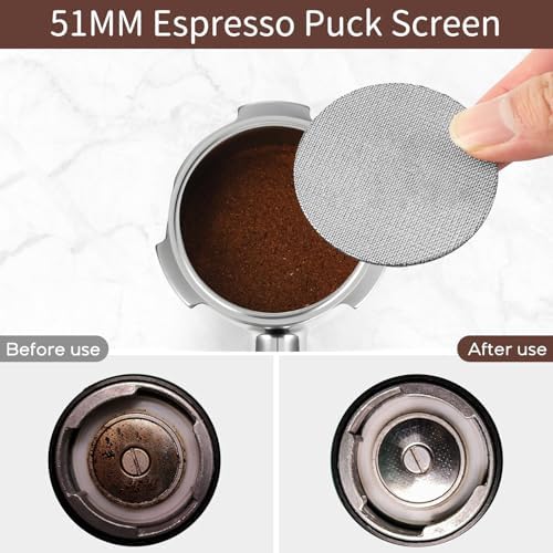 51mm Bottomless Portafilter with 51mm Coffee Distributor and Tamper Compatible for CASABREWS Espresso Machine CM5418, 3700Essential, 5418Pro and Mr. Coffee Espresso and Cappuccino Machine - Image 4