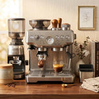 Espresso Portafilter | 54mm Bottomless Portafilter with 3 Ear and Walnut Handle | Fits 54mm Breville Bambino/Barista/Infuser BES450, BES500, BES880, BES810BSS, BES860XL, BES870XL, BES878 - Image 4