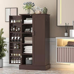kepptory 47" Freestanding Kitchen Pantry Cabinet with Adjustable Shelves - Image 6