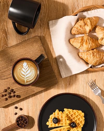 famiware Mercury Coffee Mugs 13 oz, Coffee Mugs Set of 6 with Handle - Image 2