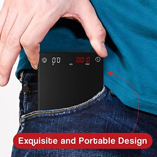 Coffee Scale, Espresso Scale,Weigh Digital Coffee Scale with Timer,Type-C Charging KC200 - Image 5