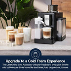 De'Longhi Rivelia Automatic Espresso Machine, Milk Frother, Black - Image 3