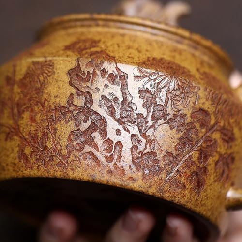 Tea Kettle Creative Handmade Teapot Original Ore High Temperature Mud Kung Fu Tea Set Teapot Ceramic Tea Infuser - Image 4